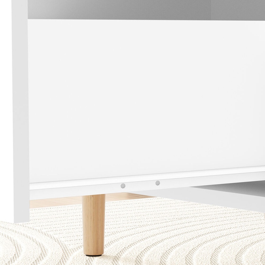 ALFORDSON Coffee Table Storage Tables 2 Drawers White