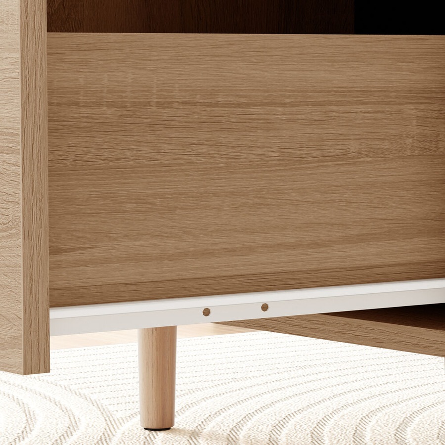 ALFORDSON Coffee Table Storage Tables 2 Drawers Wood