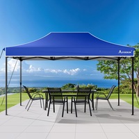 3x4.5m Gazebo ALFORDSON Pop Up Tent Wedding Canopy Blue