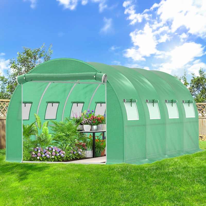 Buy ALFORDSON Greenhouse Dome Shed Walk-in Tunnel Plant Garden Storage ...