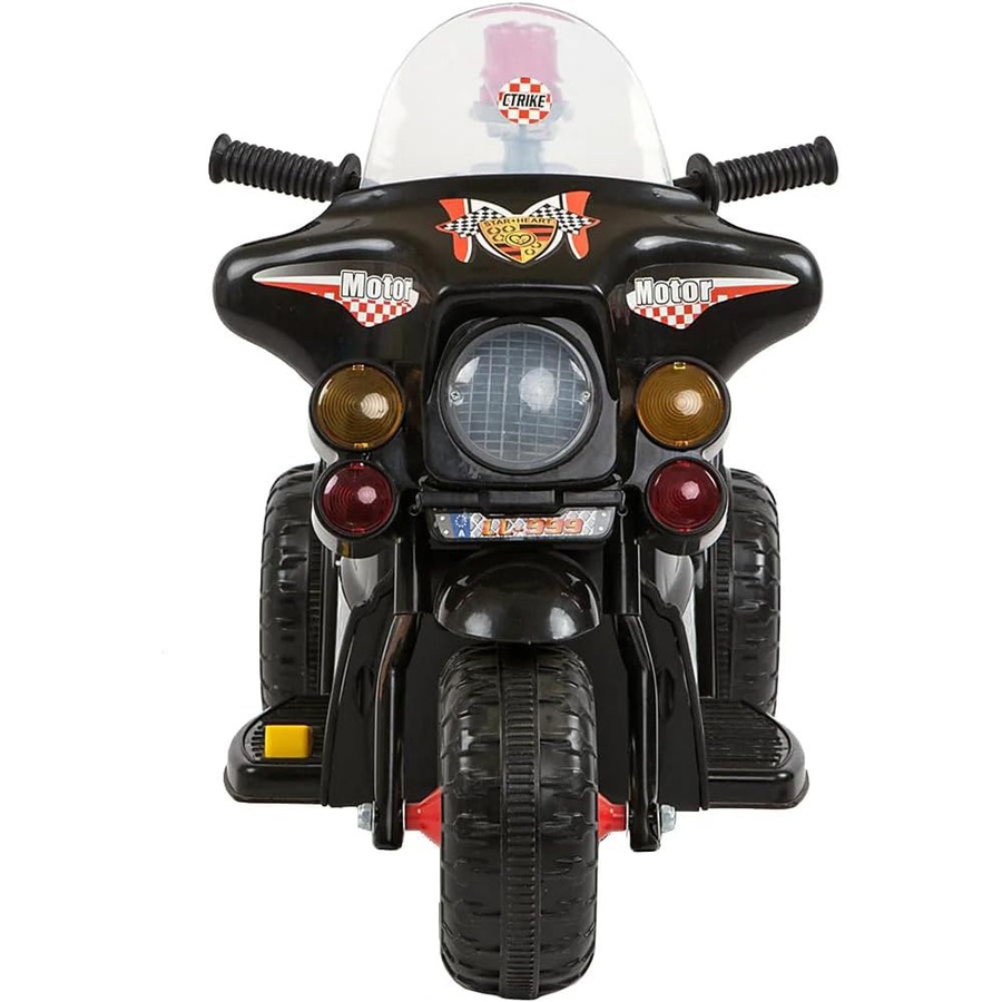 6V ALFORDSON Ride On Car Kids Electric Police Motorcycle Black