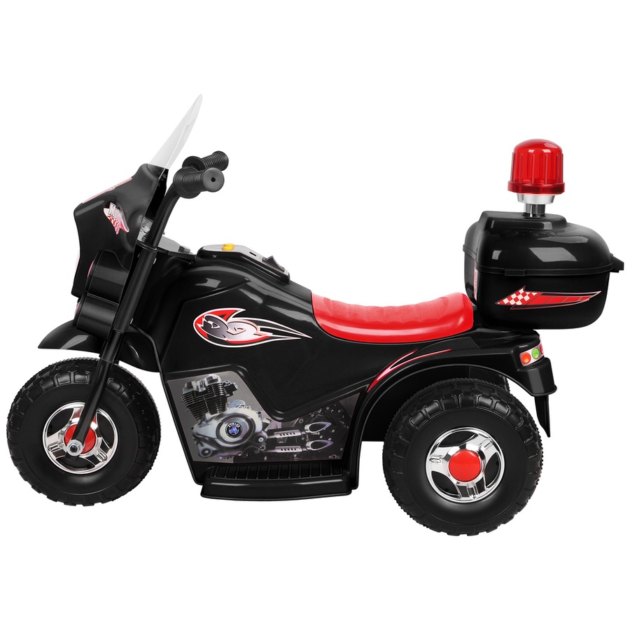 6V ALFORDSON Ride On Car Kids Electric Police Motorcycle Black