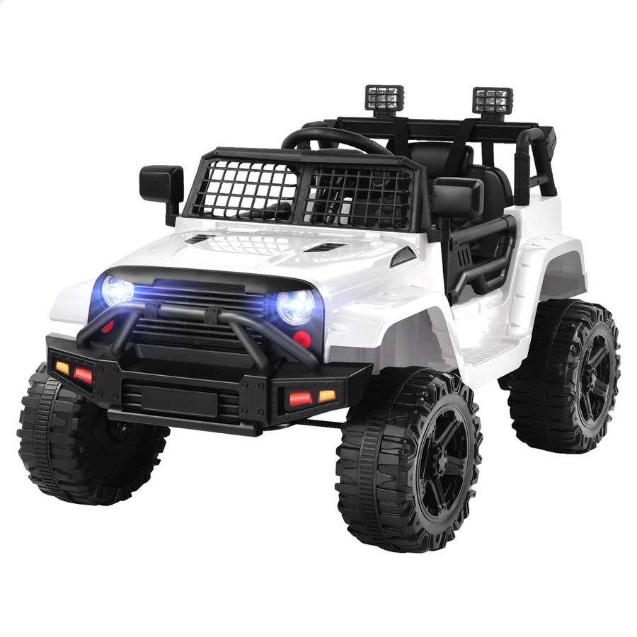ALFORDSON Kids Ride On Car Toy Jeep White
