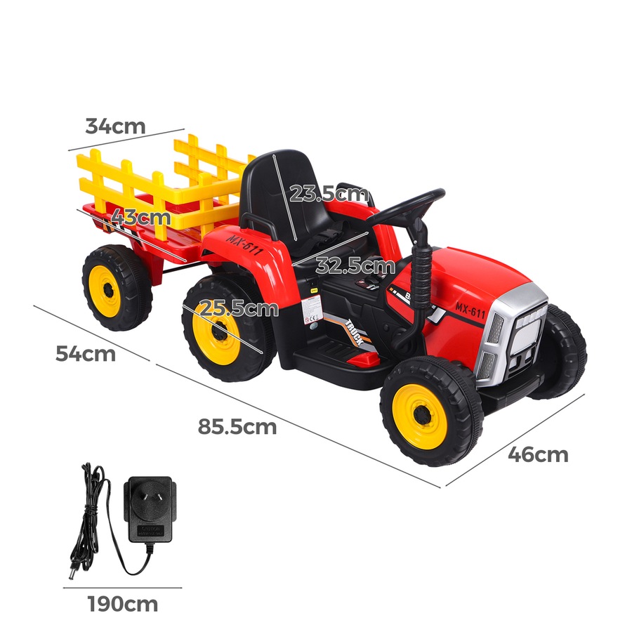 ALFORDSON Kids Ride On Car Tractor 12V Electric