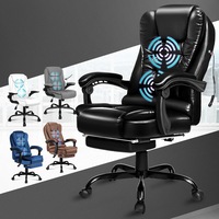 Alfordson Massage Office Chair Executive Recliner Gaming Racing Seat PU Leather