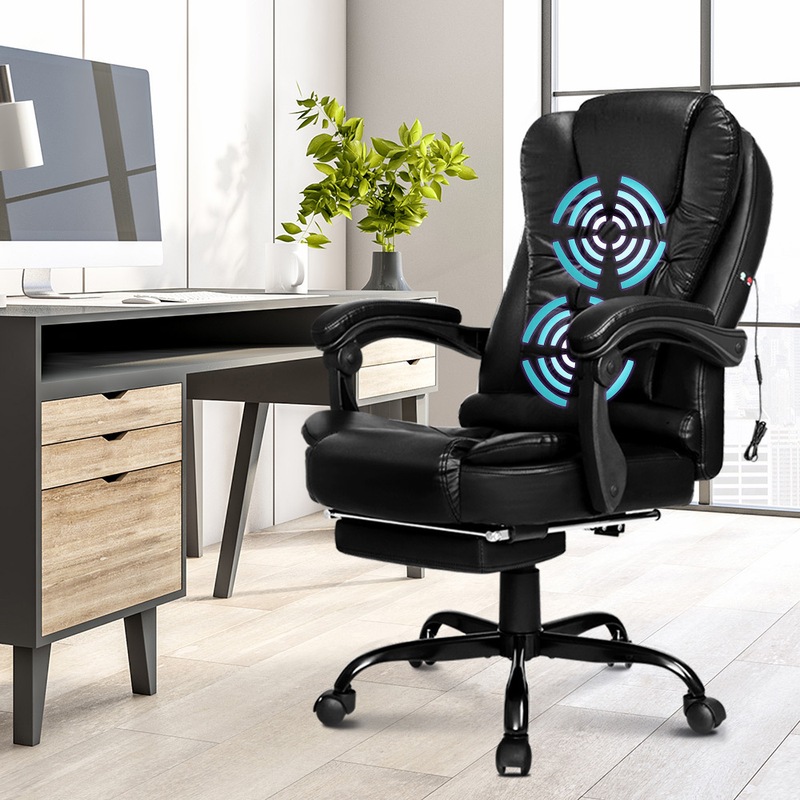 Buy Alfordson Massage Office Chair FOOTREST Executive Gaming Racing