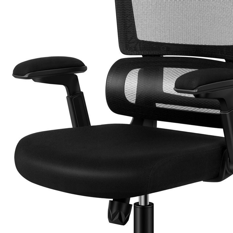 Buy ALFORDSON Mesh Office Chair Ergonomic Seat Black MyDeal