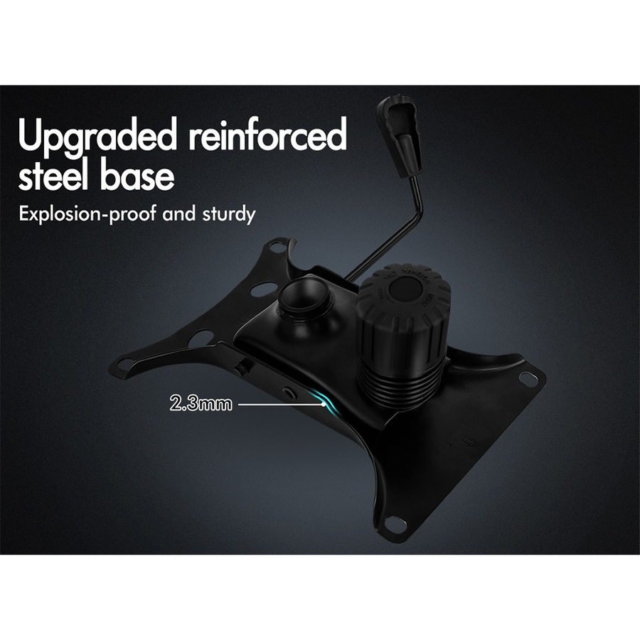 ALFORDSON Mesh Office Chair Ergonomic Computer Seat Black & Dark Grey