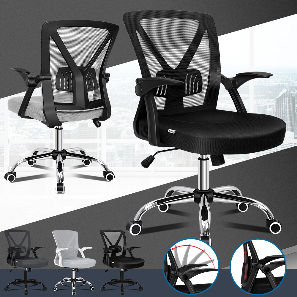 Buy ALFORDSON Mesh Office Chair Executive Fabric Seat Gaming Racing ...