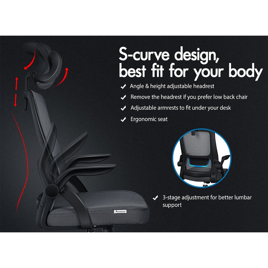 ALFORDSON Office Chair Mesh Executive Seat Tilt Gaming Racing Computer