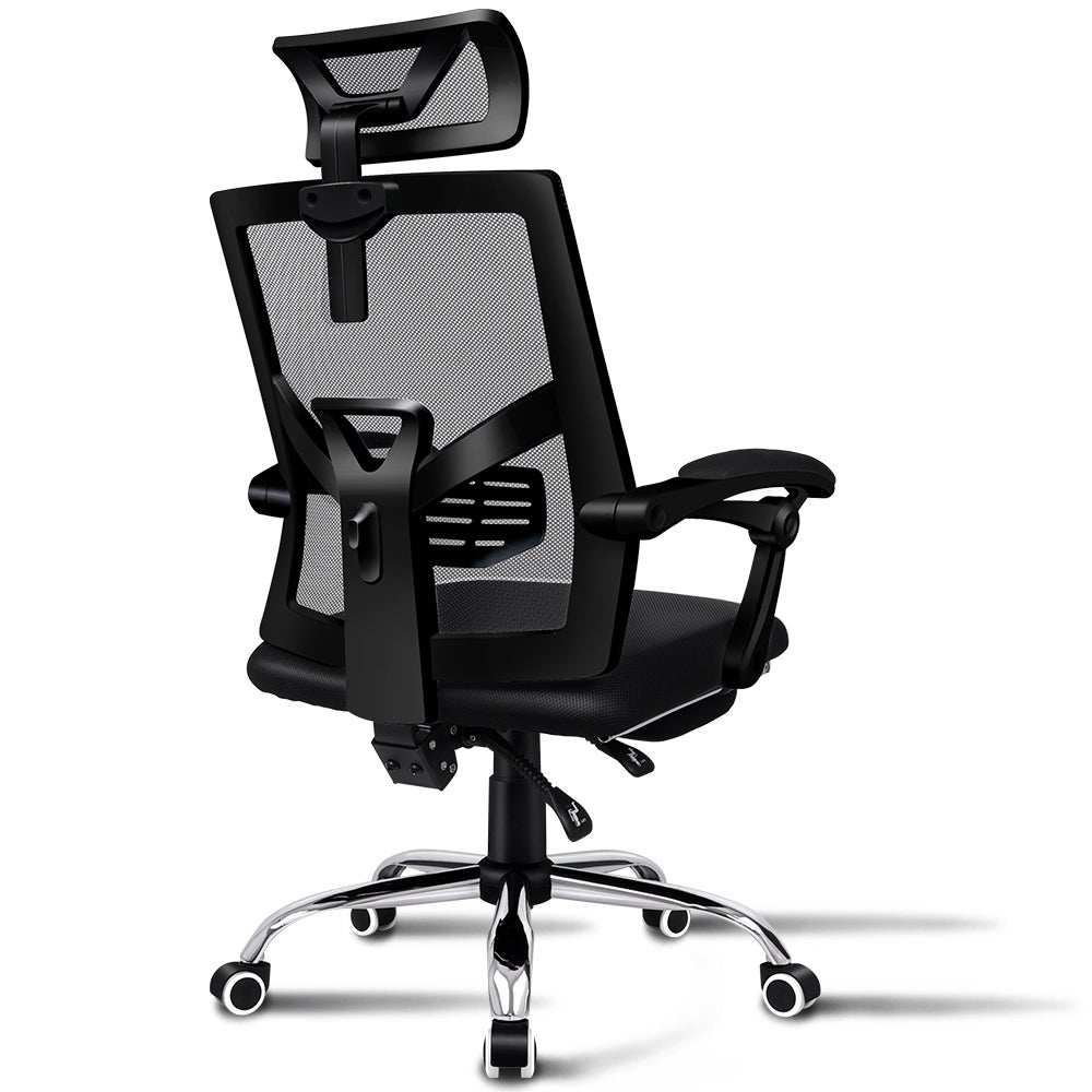 Alfordson Mesh Office Chair Gaming Executive Fabric Seat Racing Footrest Recline