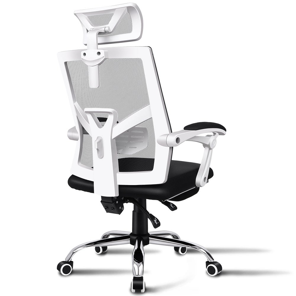 Alfordson Mesh Office Chair Gaming Executive Fabric Seat Racing Footrest Recline