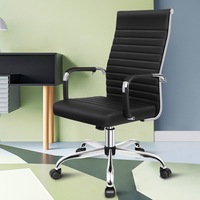 ALFORDSON Office Chair Padded Seat Ergonomic Executive Computer Study Gaming 