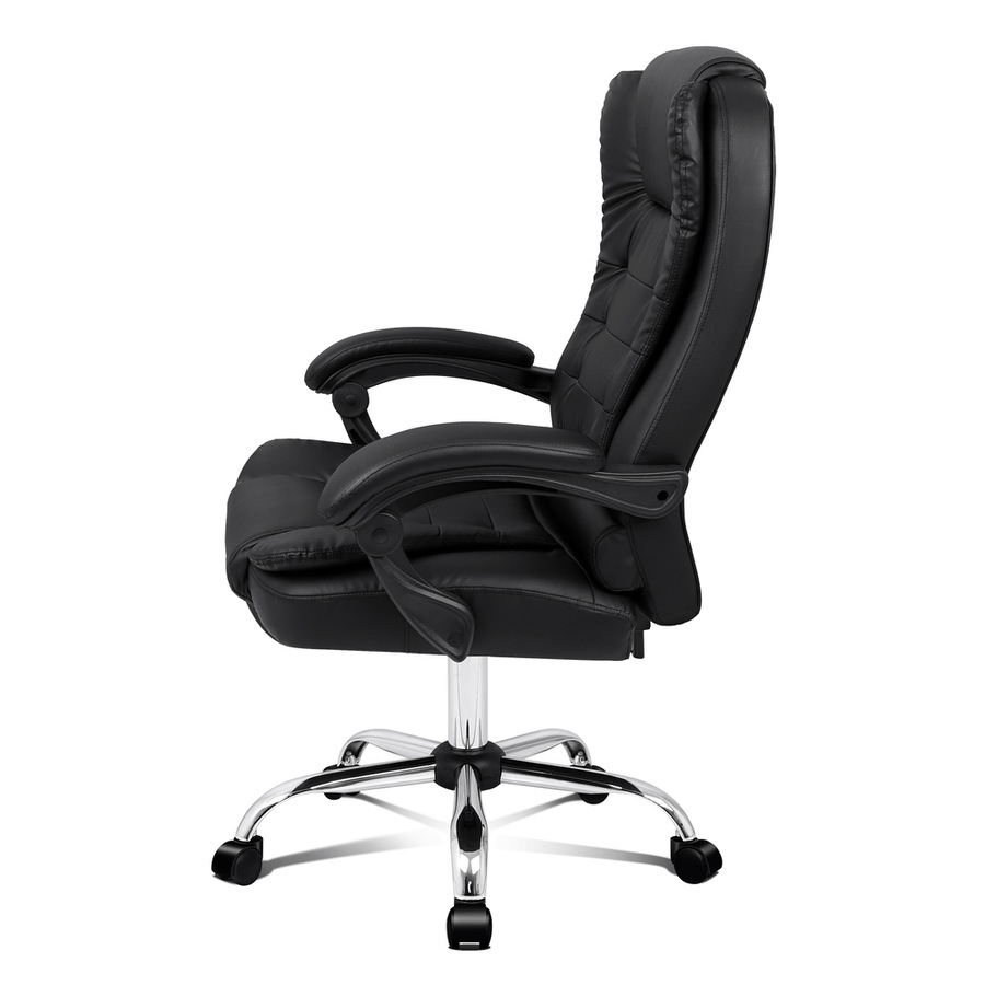 1 ALFORDSON Office Chair Executive PU Leather Seat Black