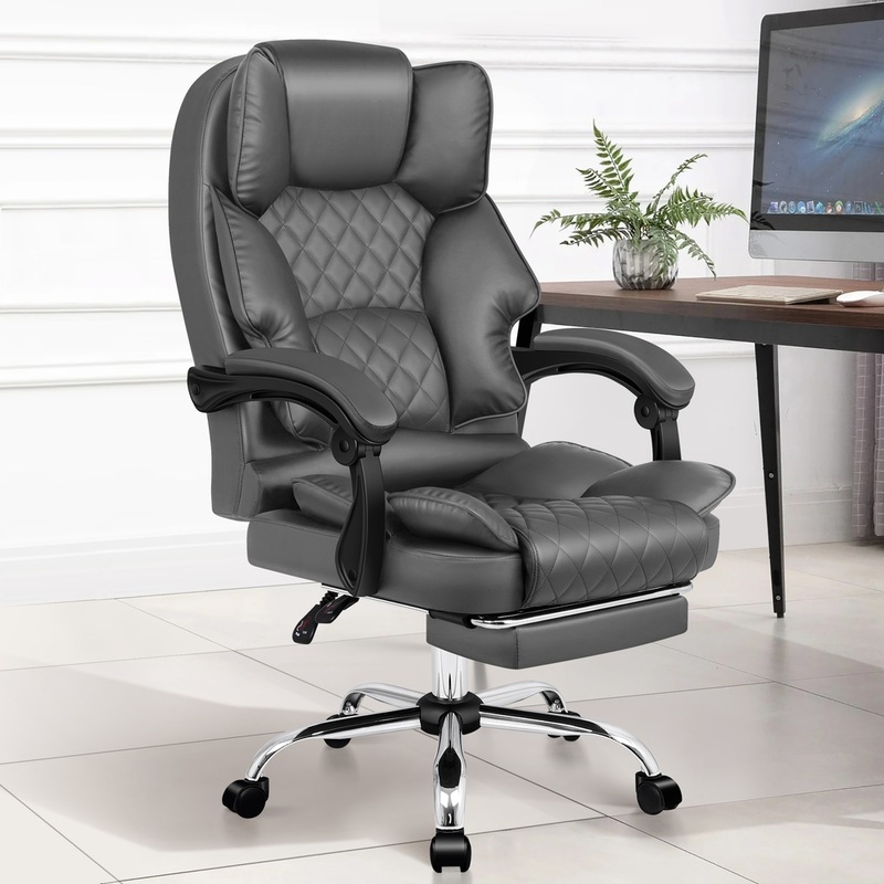 Buy ALFORDSON Office Chair Gaming Executive Computer Racer PU Leather