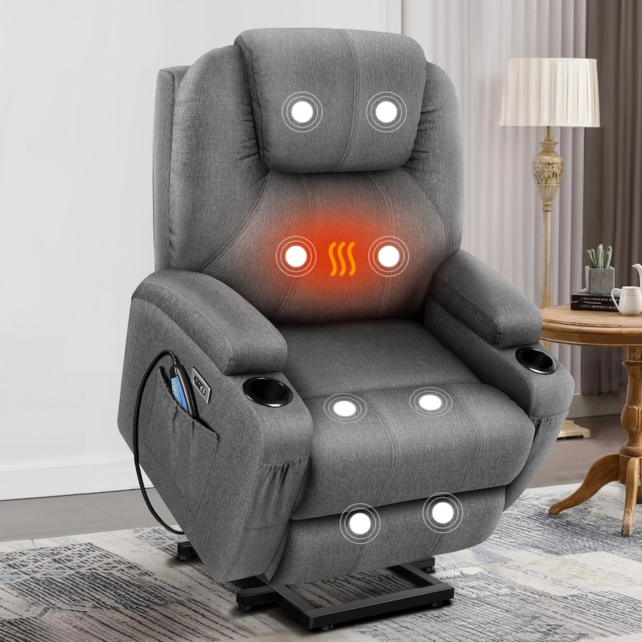 ALFORDSON Recliner Chair Electric Lift Heated Massage Armchair Lounge Sofa