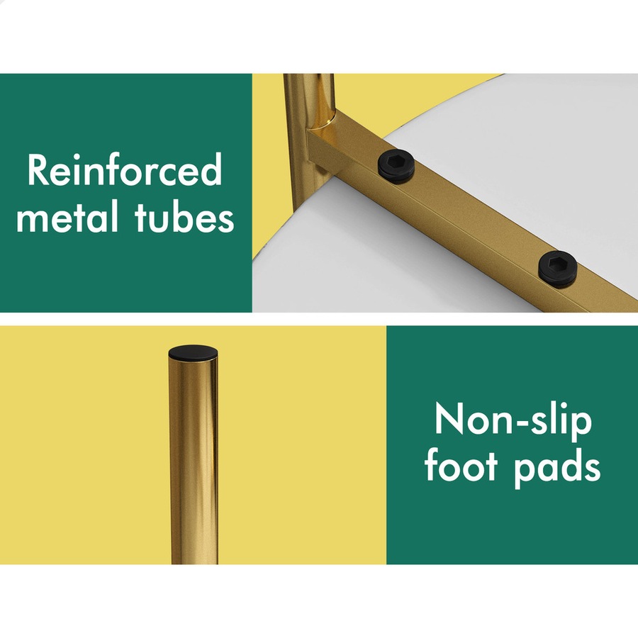 ALFORDSON Side Table Bedside Table Sofa End Nightstand Gold