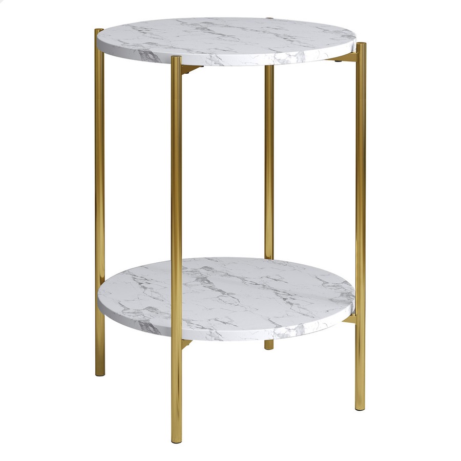 ALFORDSON Side Table Bedside Table Sofa End Nightstand Gold