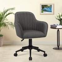 Buy ALFORDSON Velvet Office Chair Computer Desk Chairs Swivel Fabric ...