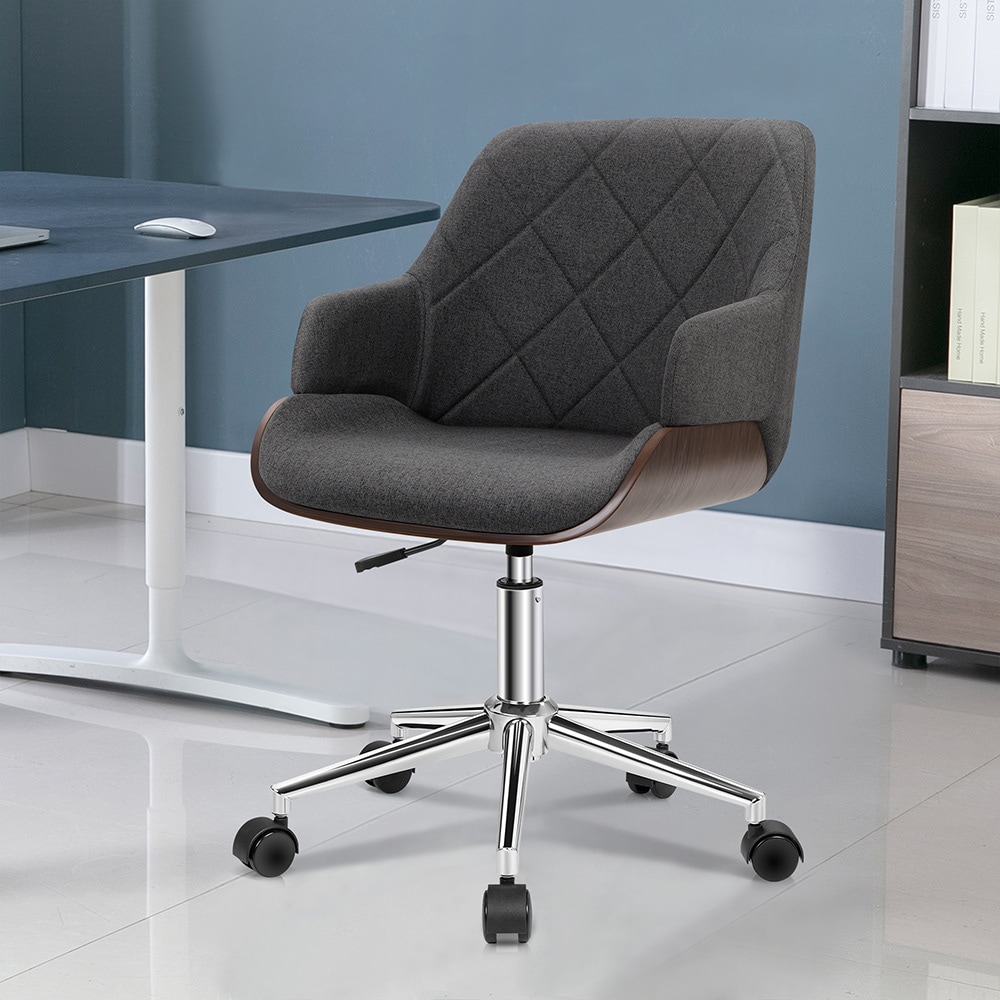 Grey comfy best sale office chair