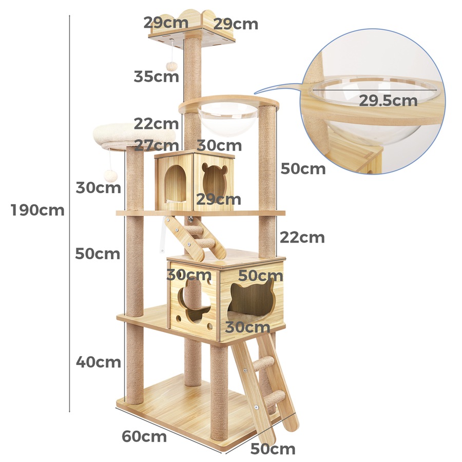 BEASTIE Cat Tree 190cm