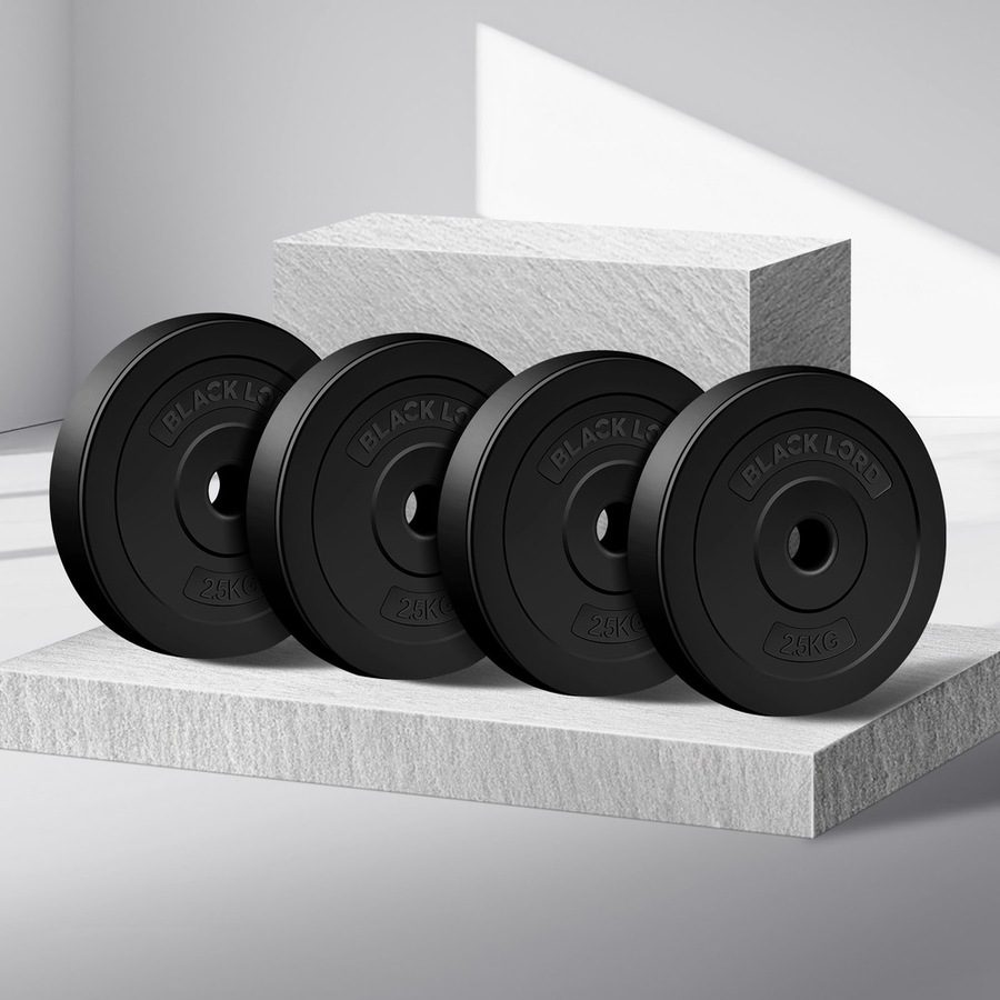 20kg BLACK LORD Weight Plate Set Dumbbell Barbell Weight Lift