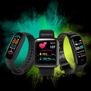 BLACK LORD Bluetooth Smart Bracelet Smart Watch Heart Rate Monitor Pedometer