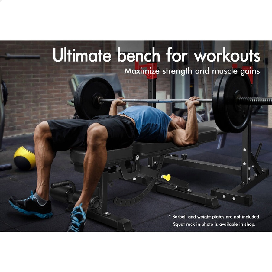 BLACK LORD Weight Bench Commercial FID Bench