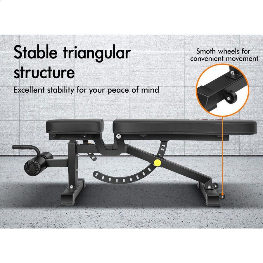 BLACK LORD Weight Bench Commercial FID Bench