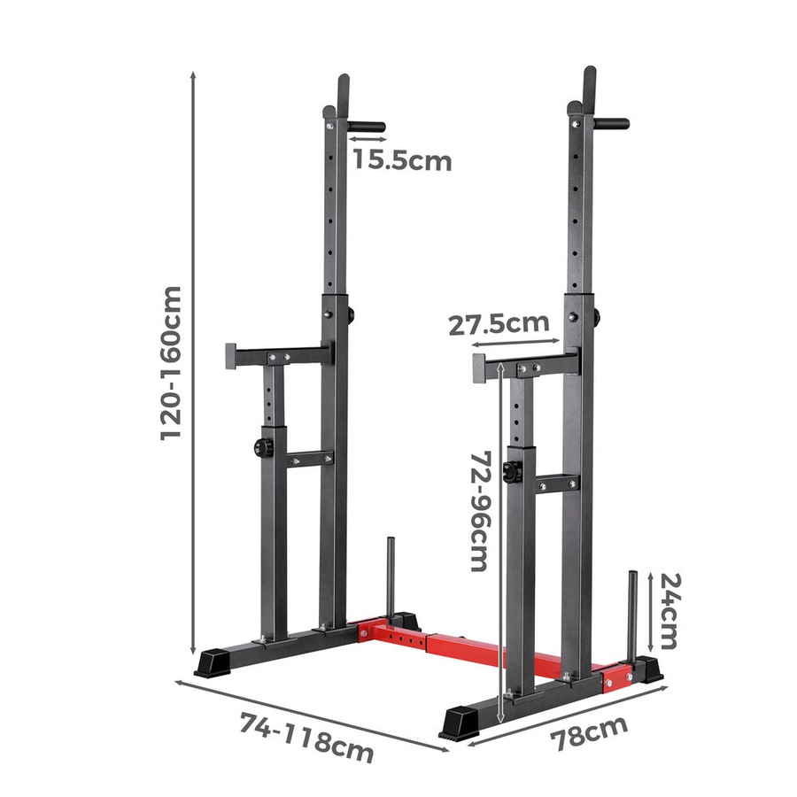 BLACK LORD Weight Bench Squat Rack Pro