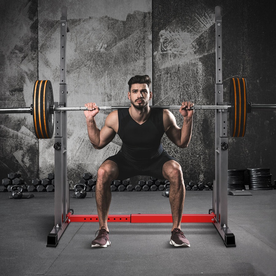 BLACK LORD Weight Bench Squat Rack Pro