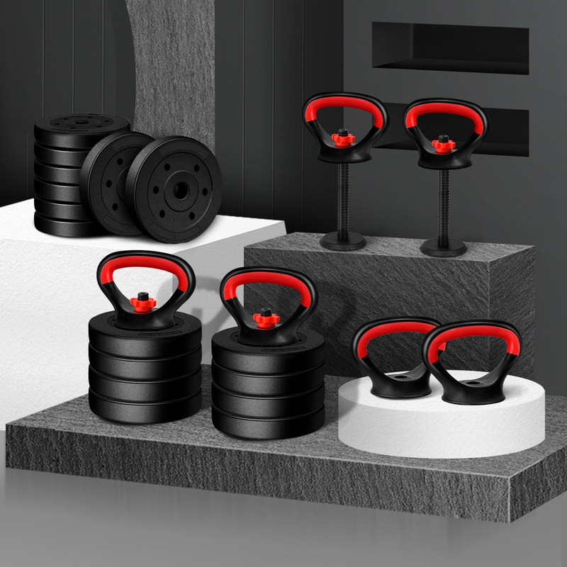 BLACK LORD Adjustable Kettlebell Handles for Weight Lifting Plates Push