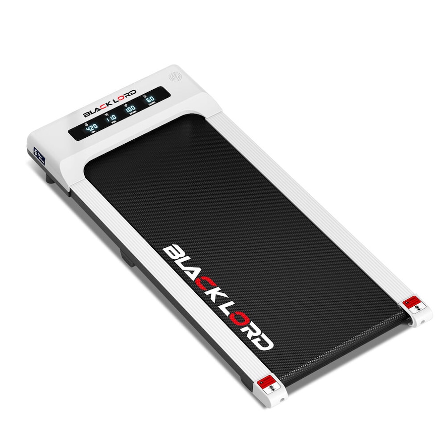 40cm Belt BLACK LORD Treadmill Electric Walking Pad Under Desk Home Gym White w/ Smart Watch