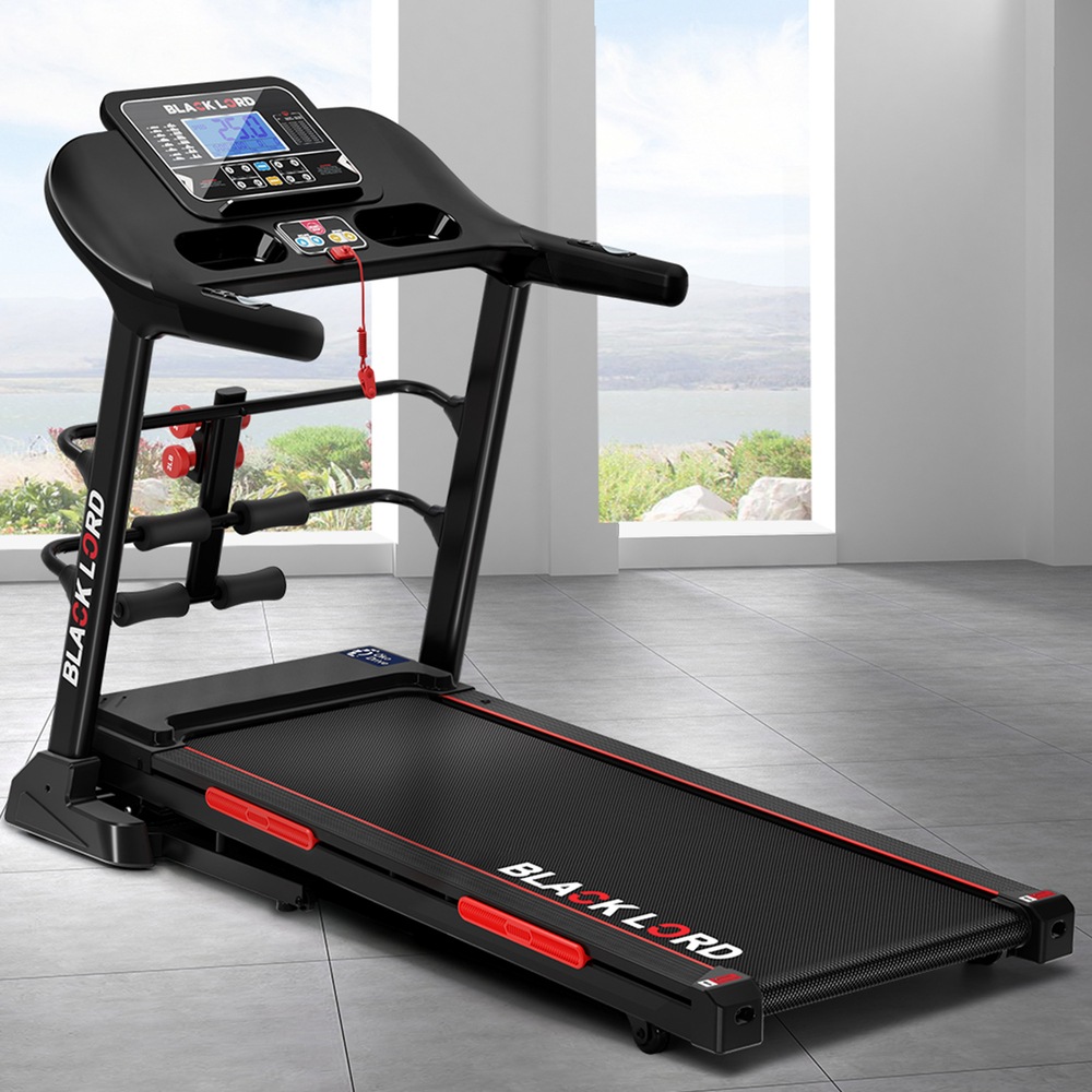 BLACK LORD Treadmill Electric Home Gym Exercise Running Machine Auto Incline Australia