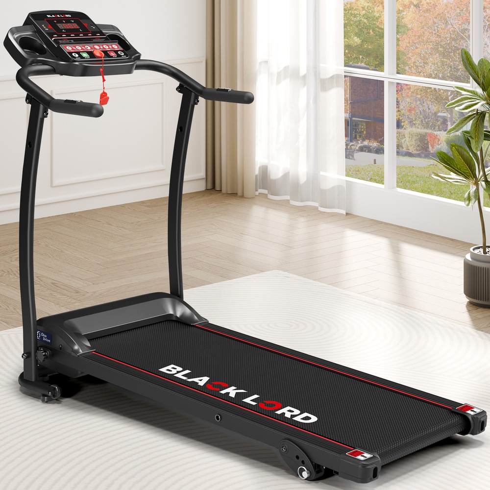 BLACK LORD Treadmill Electric Running Machine Foldable Australia