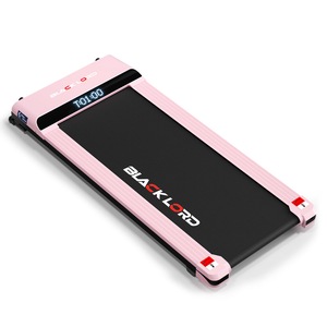 BLACK LORD Treadmill Electric Under Desk Walking Pad 410mm Pink w/ Smart Watch