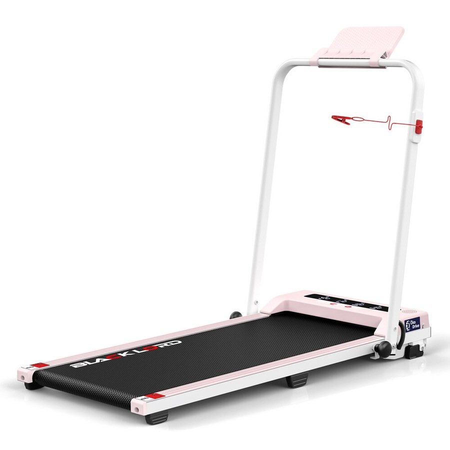 BLACK LORD Treadmill Walking Pad 380mm Foldable Electric Under Desk Pink