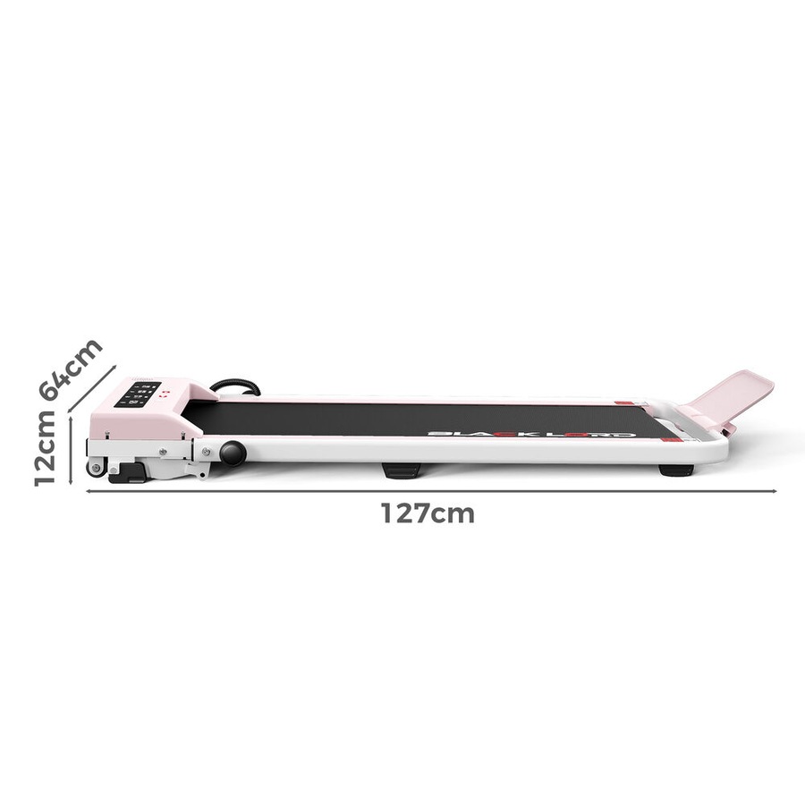 BLACK LORD Treadmill Walking Pad 380mm Foldable Electric Under Desk Pink