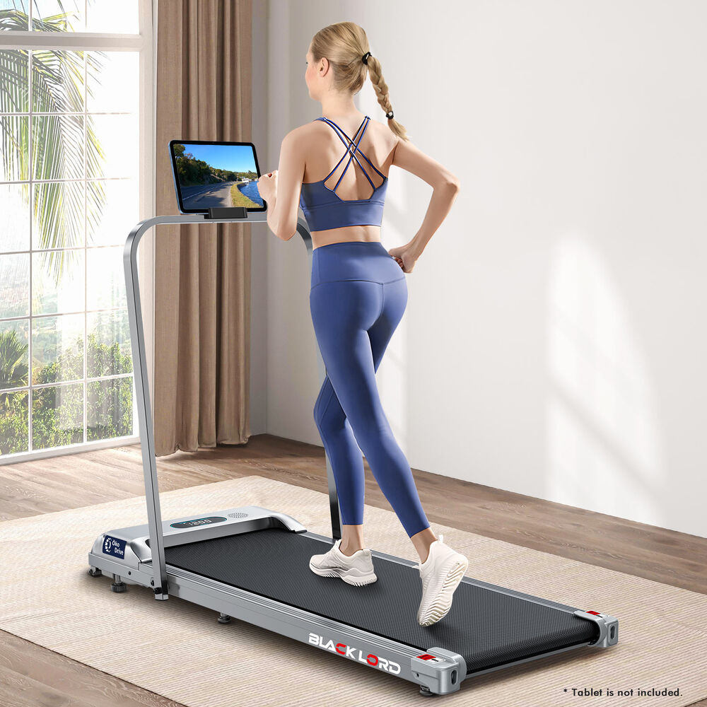 BLACK LORD Treadmill Electric Walking Pad Home Office Gym Fitness Foldable Australia
