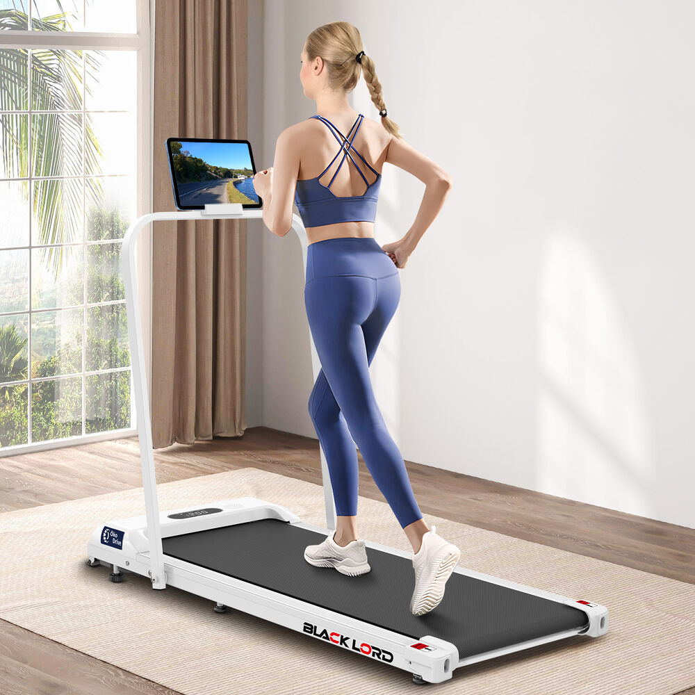 BLACK LORD Treadmill Electric Walking Pad Home Office Gym Fitness Foldable Australia
