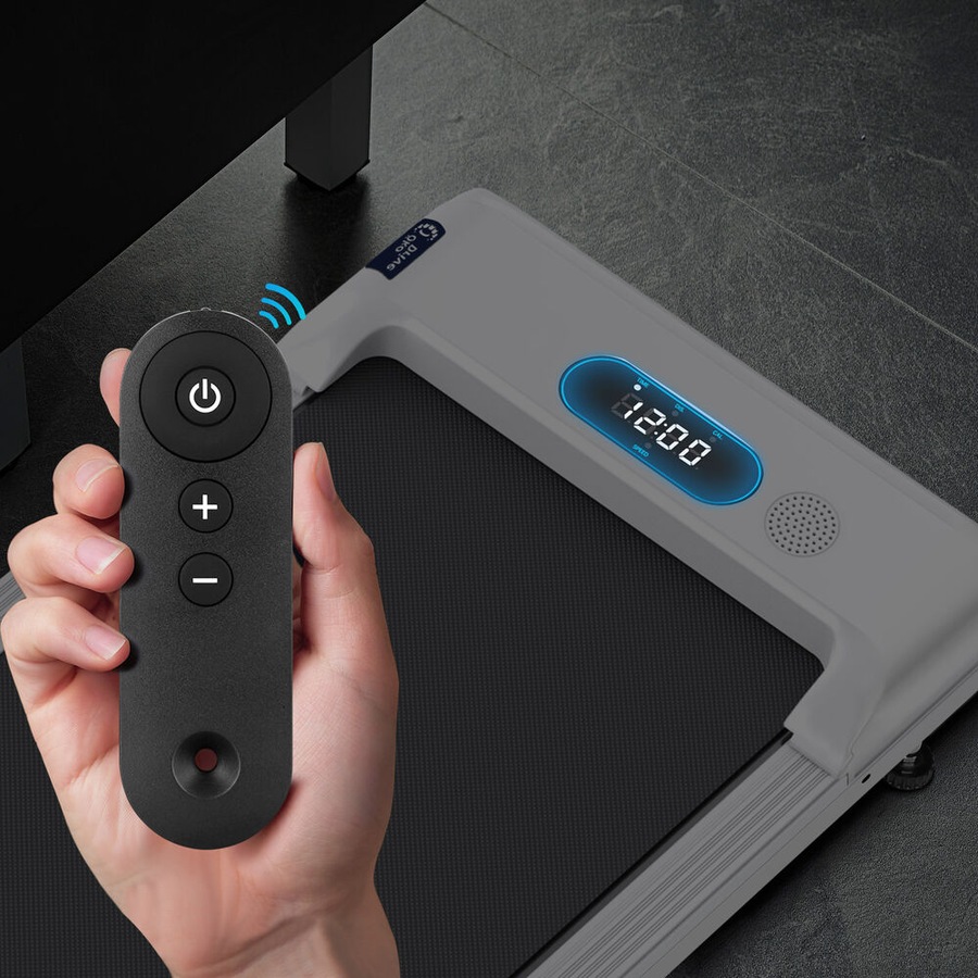 2.4HP BLACK LORD Electric Treadmill Walking Pad Under Desk Fitness Remote Control Foldable (White)