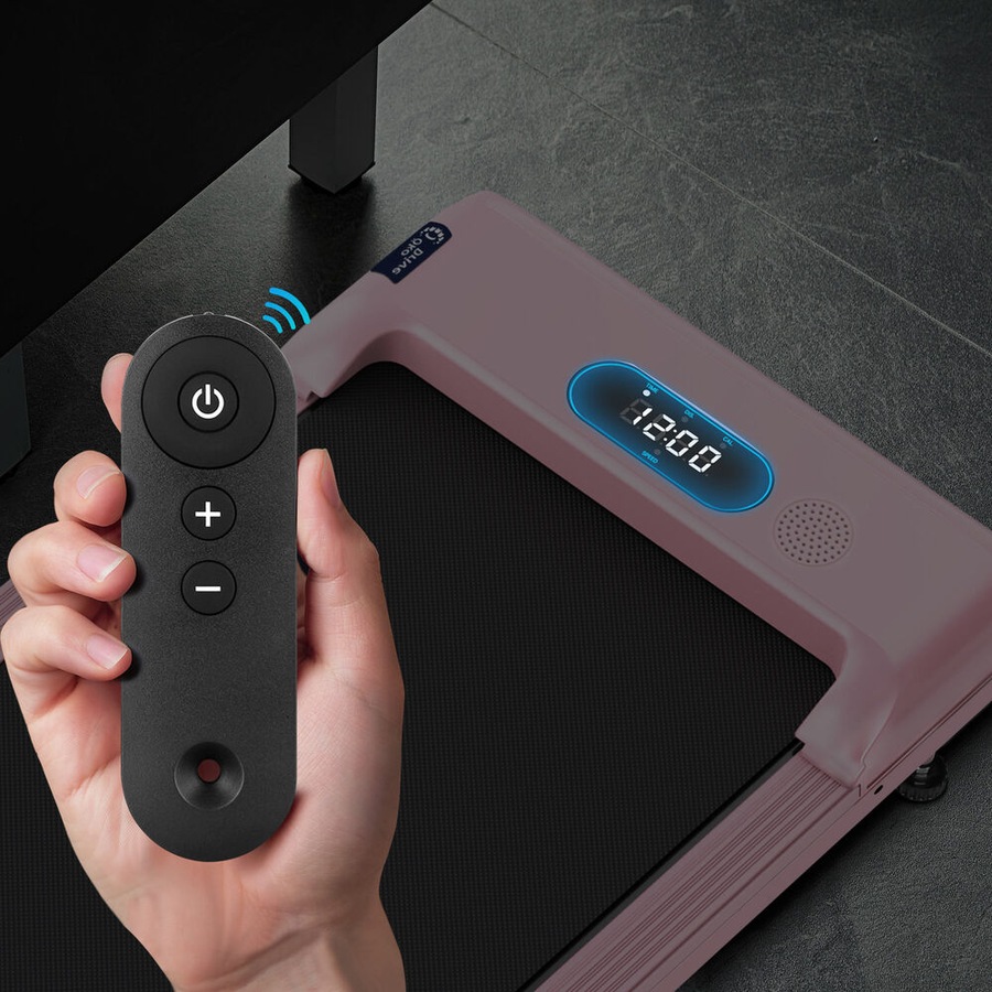 2.4HP BLACK LORD Electric Treadmill Walking Pad Under Desk Fitness Remote Control Foldable (Pink)