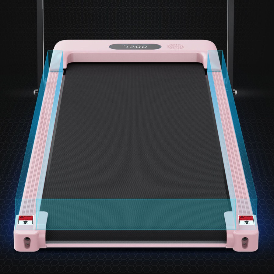 2.4HP BLACK LORD Electric Treadmill Walking Pad Under Desk Fitness Remote Control Foldable (Pink)