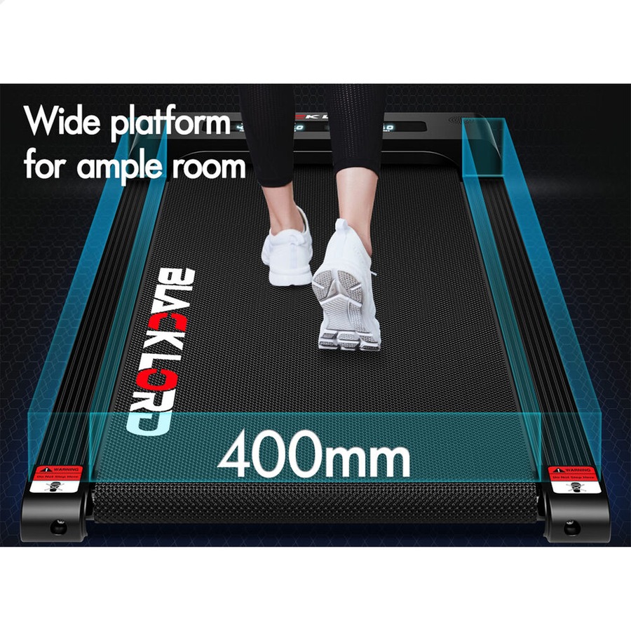 40cm Belt BLACK LORD Treadmill Electric Walking Pad Under Desk Home Gym Black