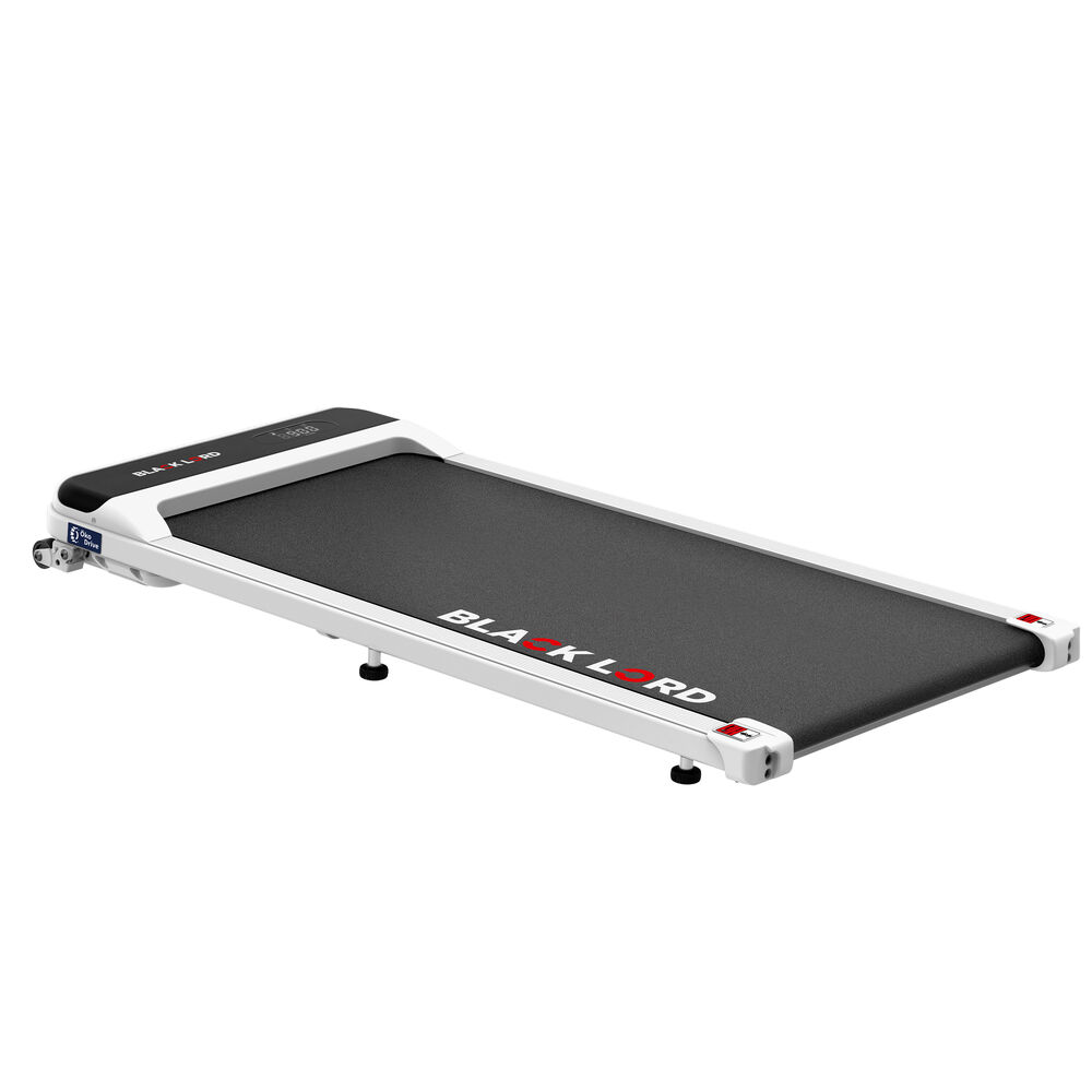 BLACK LORD Treadmill Walking Pad 2-level Incline White Australia