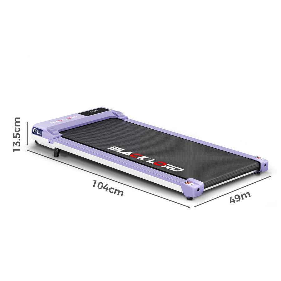 BLACK LORD Treadmill Walking Pad Incline Purple