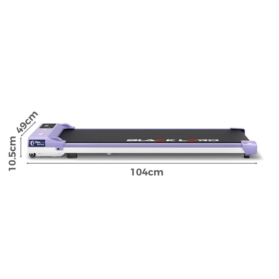 BLACK LORD Treadmill Walking Pad Incline Purple