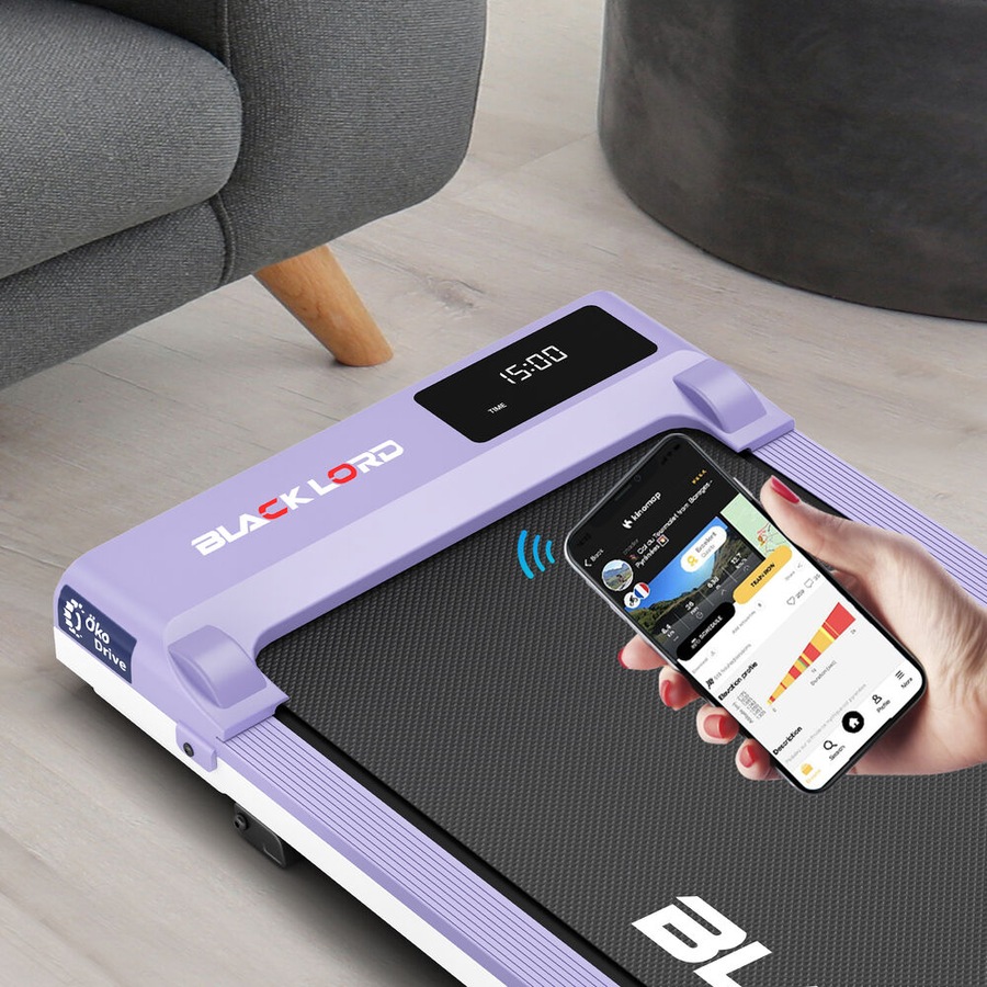 BLACK LORD Treadmill Walking Pad Incline Purple