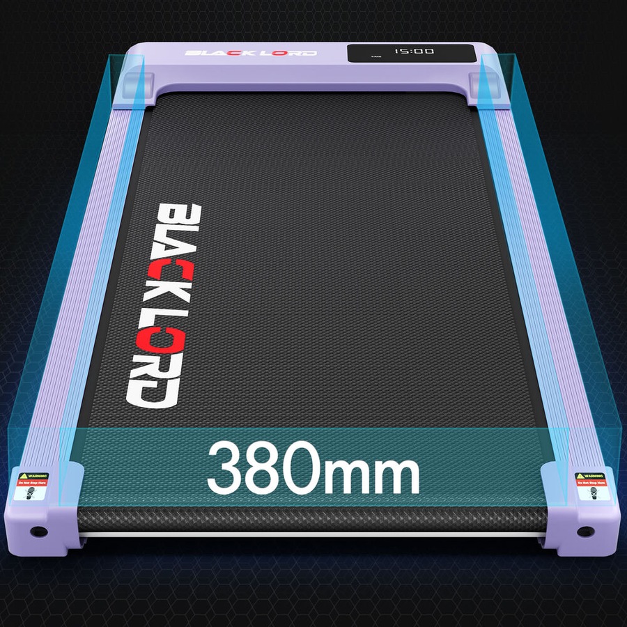 BLACK LORD Treadmill Walking Pad Incline Purple