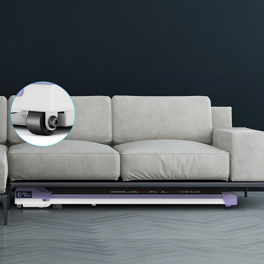 BLACK LORD Treadmill Walking Pad Incline Purple